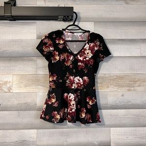 Ricki’s Peplum Floral Blouse